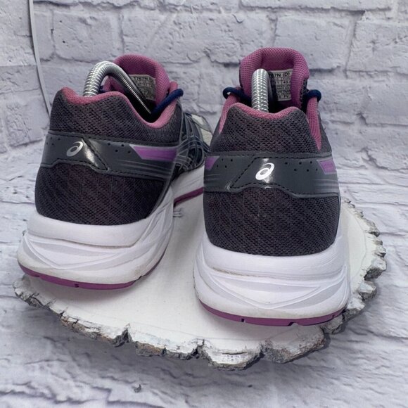 Asics Gel Contend 4 Running Shoes Womens 11D T765N Gray Purple Casual Athletic - Picture 5 of 11